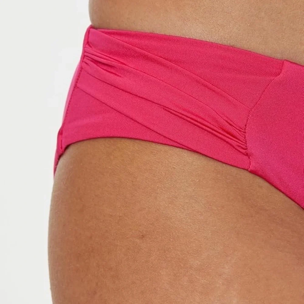 Trina Turk Women's Monaco Tab Side Bikini Bottom, Cheeky Coverage, Swimwear 12